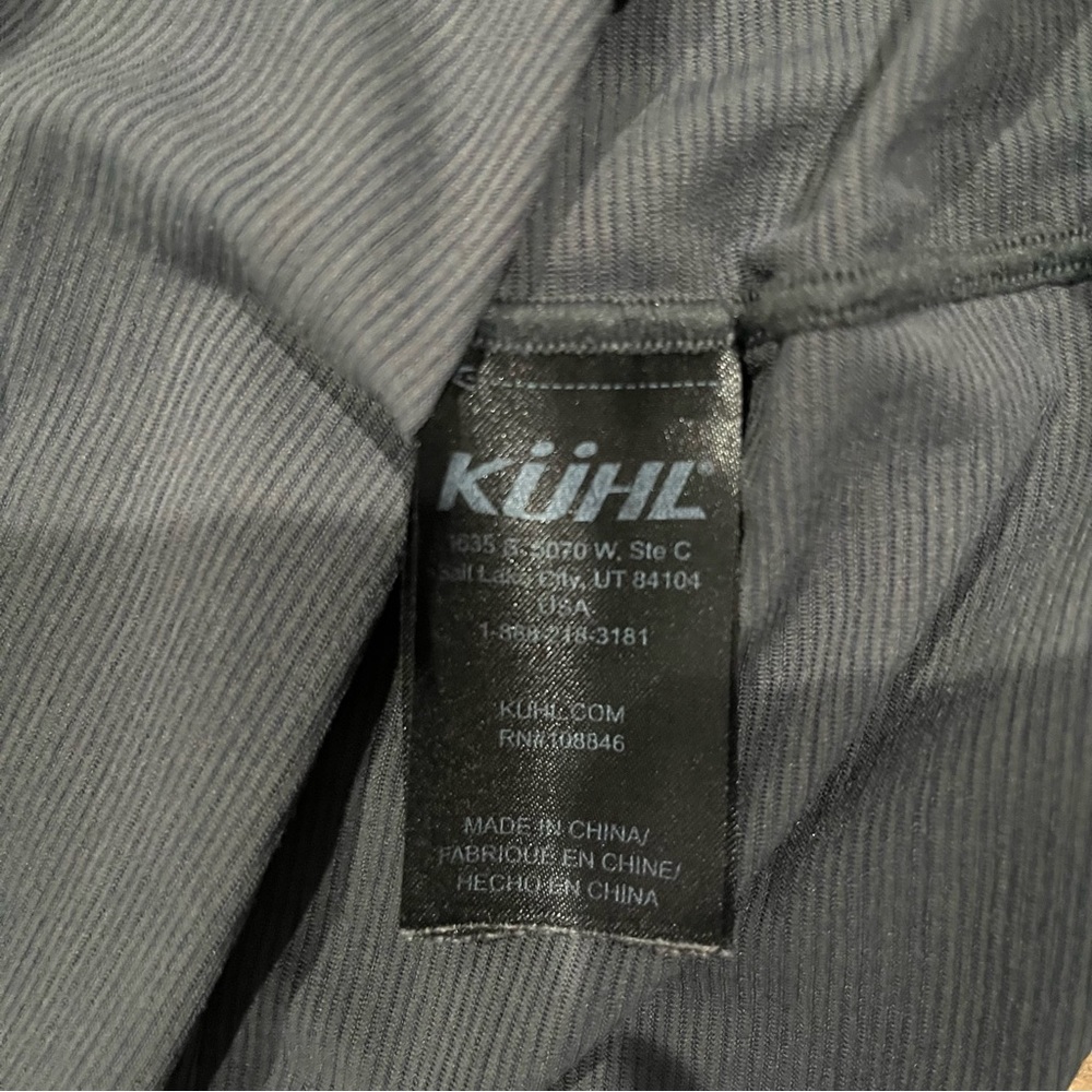 Kuhl Valiant T-Shirt Men Medium Gray Performance Outdoor Baselayer Merino Wool - Picture 6 of 6